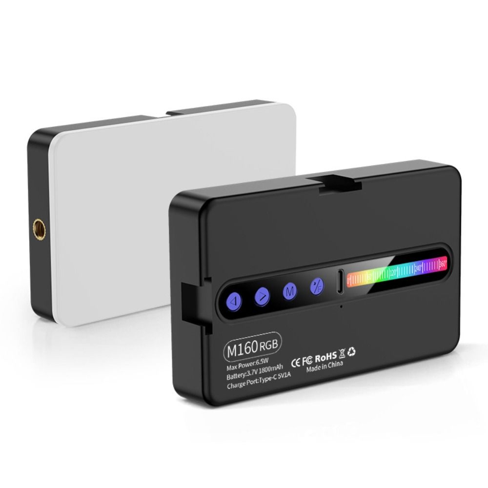 Luz LED RGB para vídeo con int - Photography Lighting Kits reseña y precio
